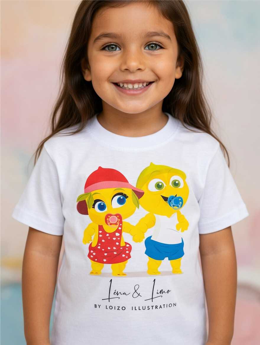 Léna & Limo T - SHIRT "les meilleurs amis" - laurent loiseau