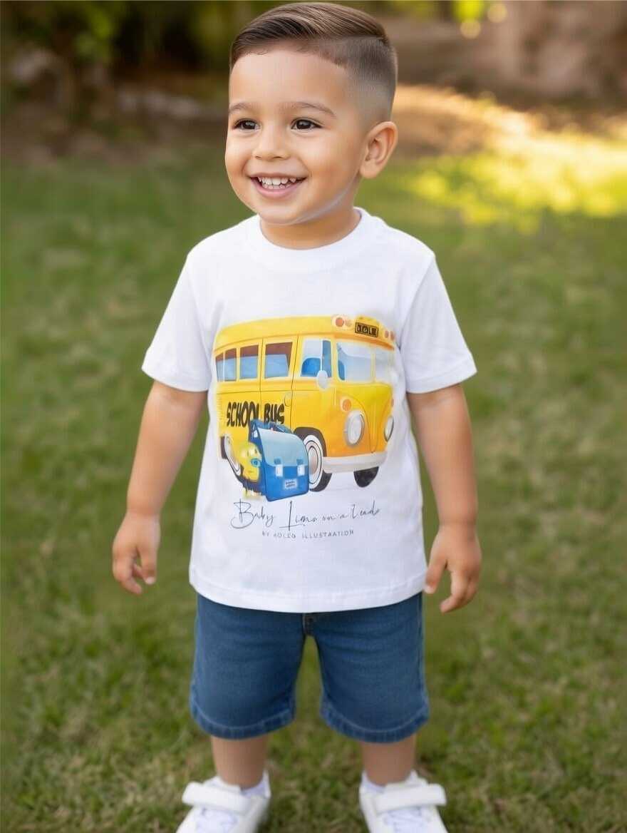 Limo T - SHIRT "va à'école" - laurent loiseau