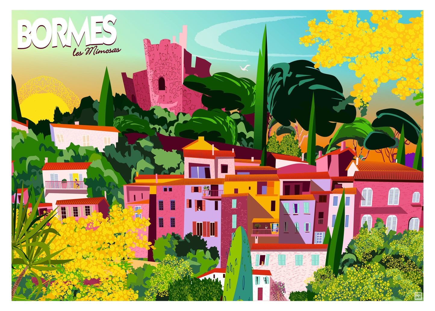 Bormes les mimosas Village in the Var