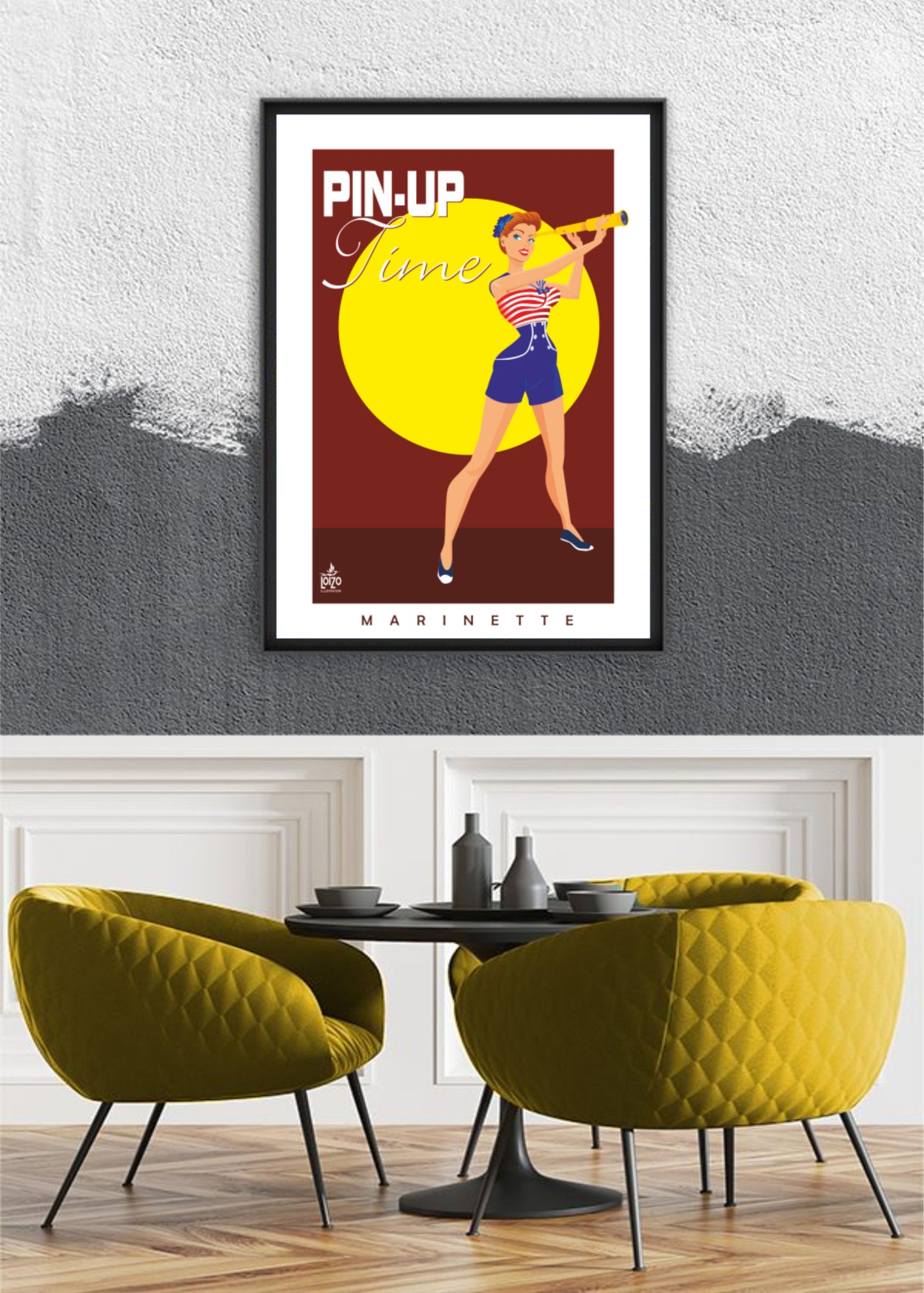 PIN-UP TIME "Marinette"