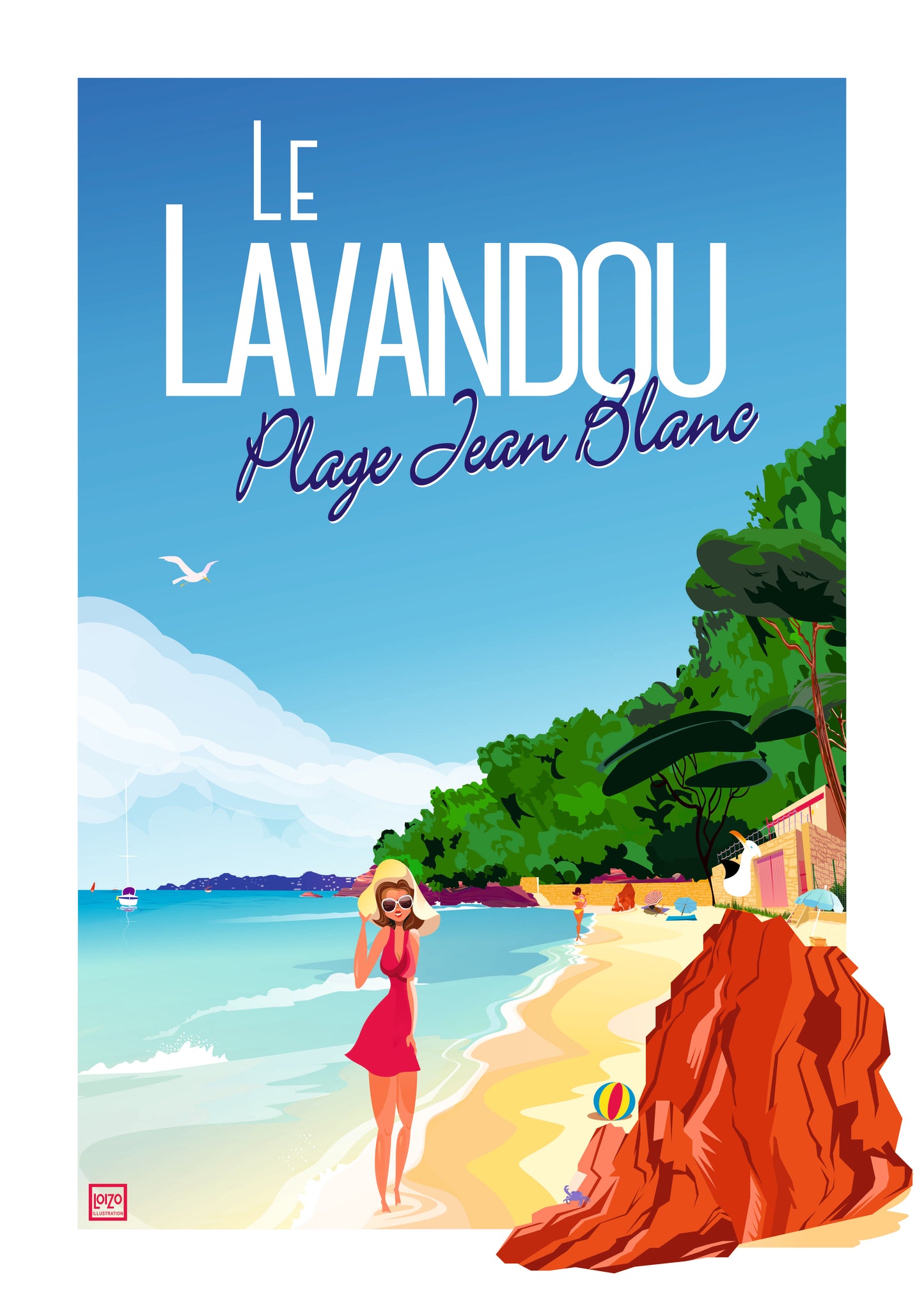 Le Lavandou "Plage Jean Blanc"