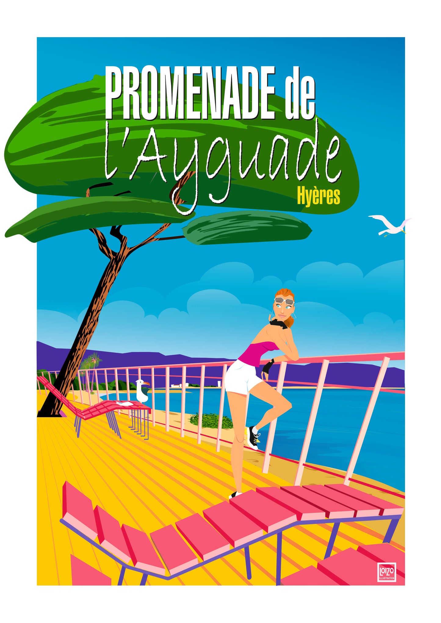 Ville Hyères Promenade de l'Ayguade
