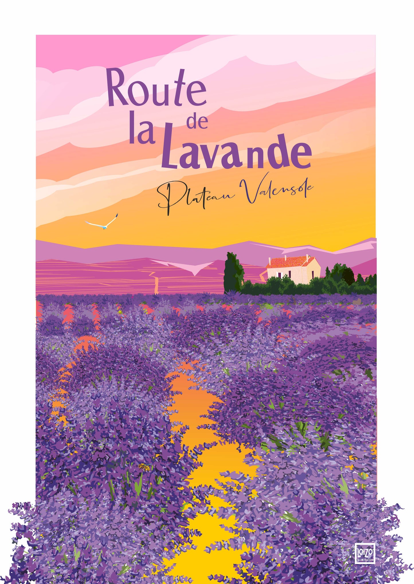 Route de la Lavande "Plateau de Valensole"