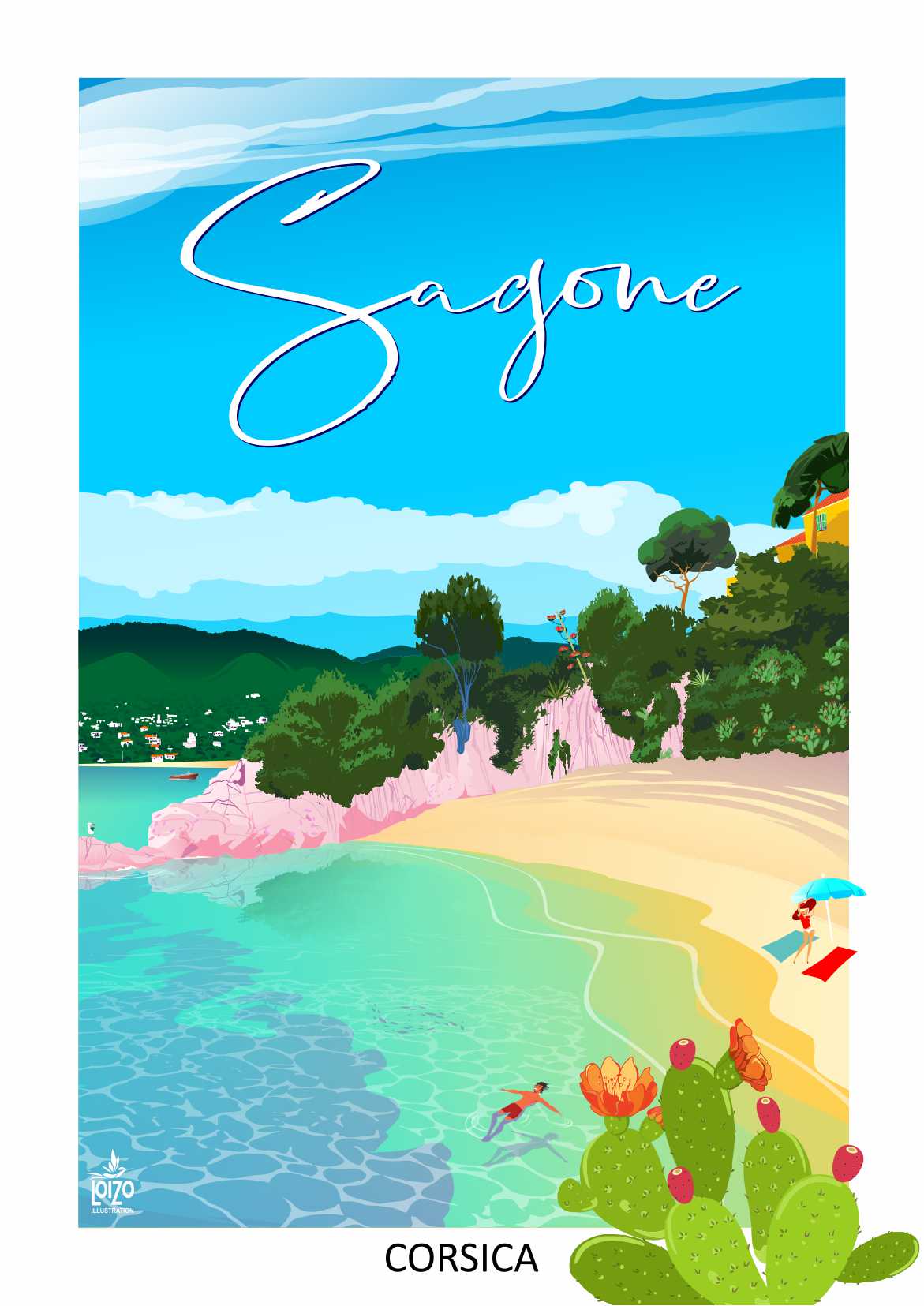 Corsica Sagone Beach