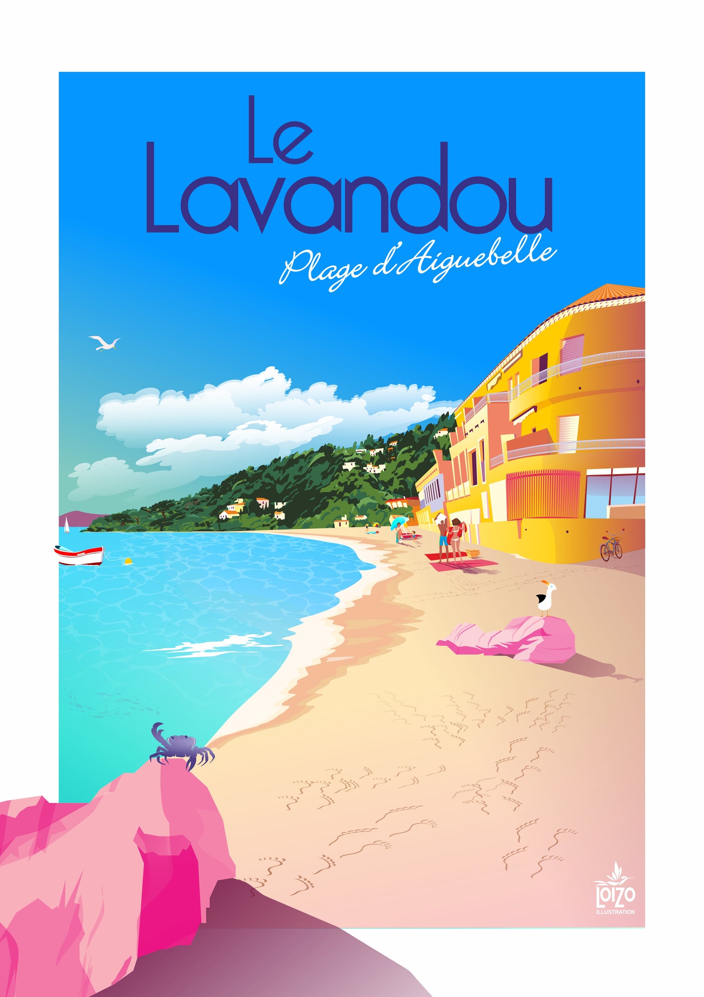 Le Lavandou "Plage d'Aiguebelle"