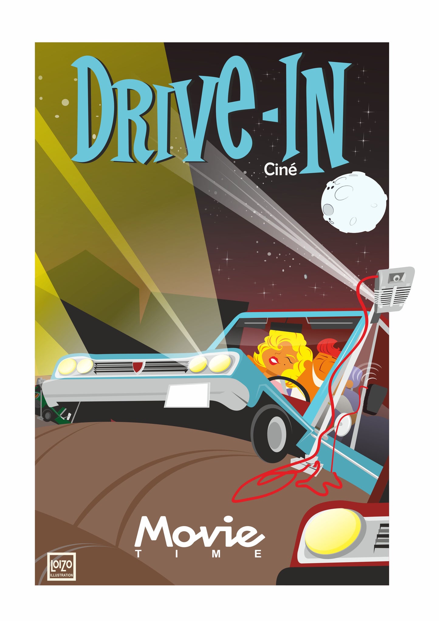 Drive-in cinema in France was opened in 1967 by Roland Lecoq