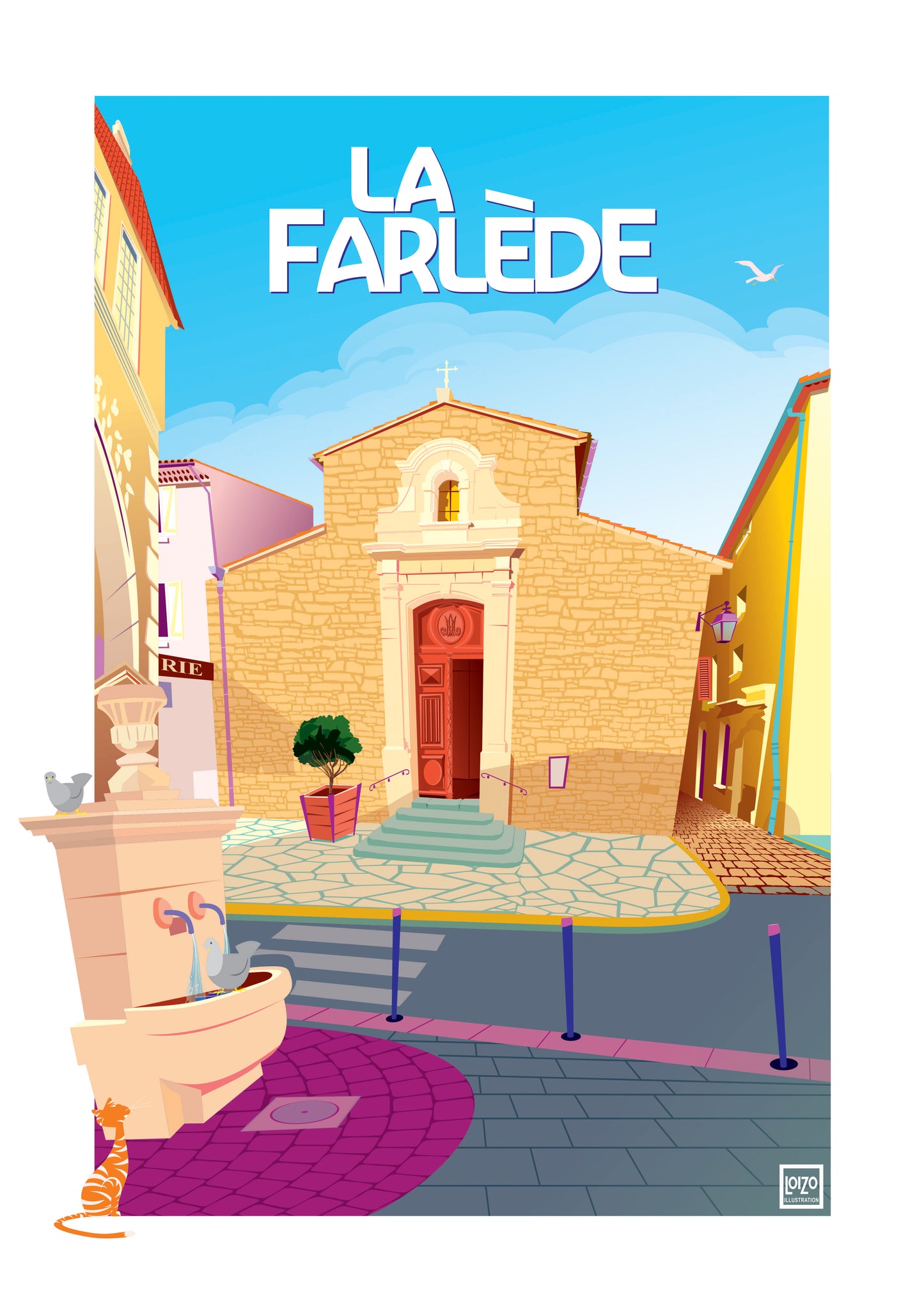 La Farlède "the village church"