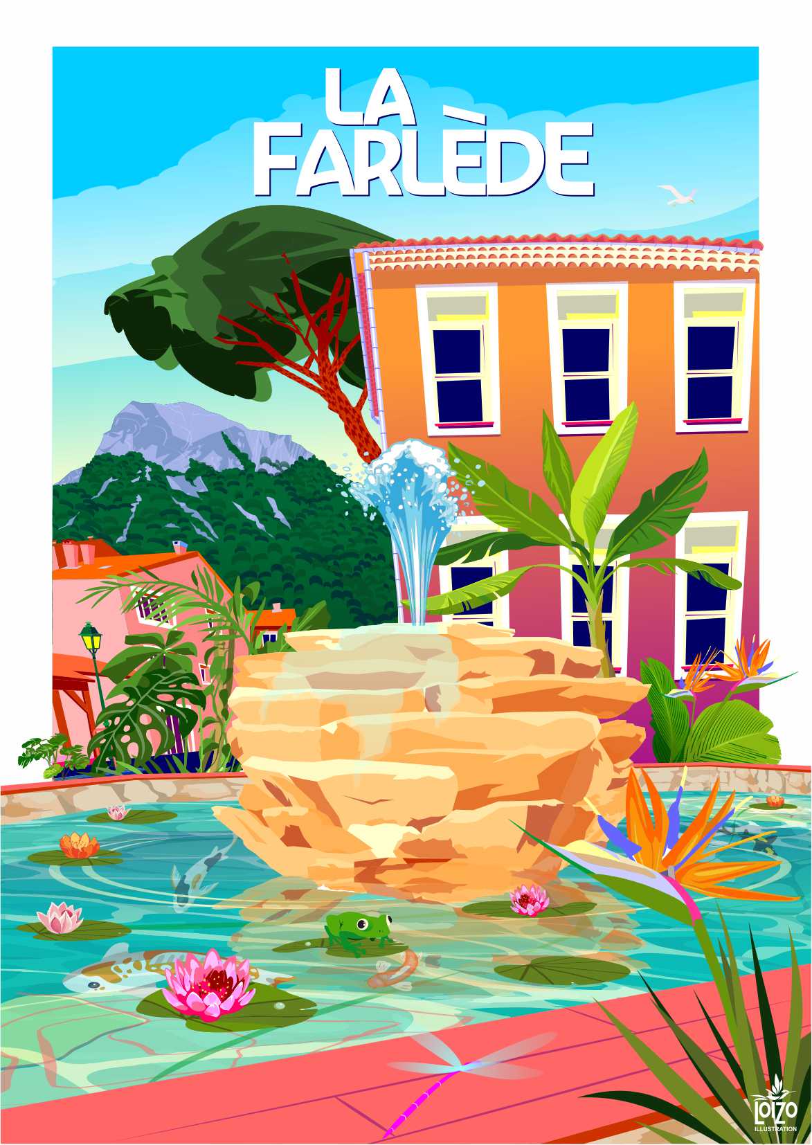 La Farlède "Town Hall, the basin"