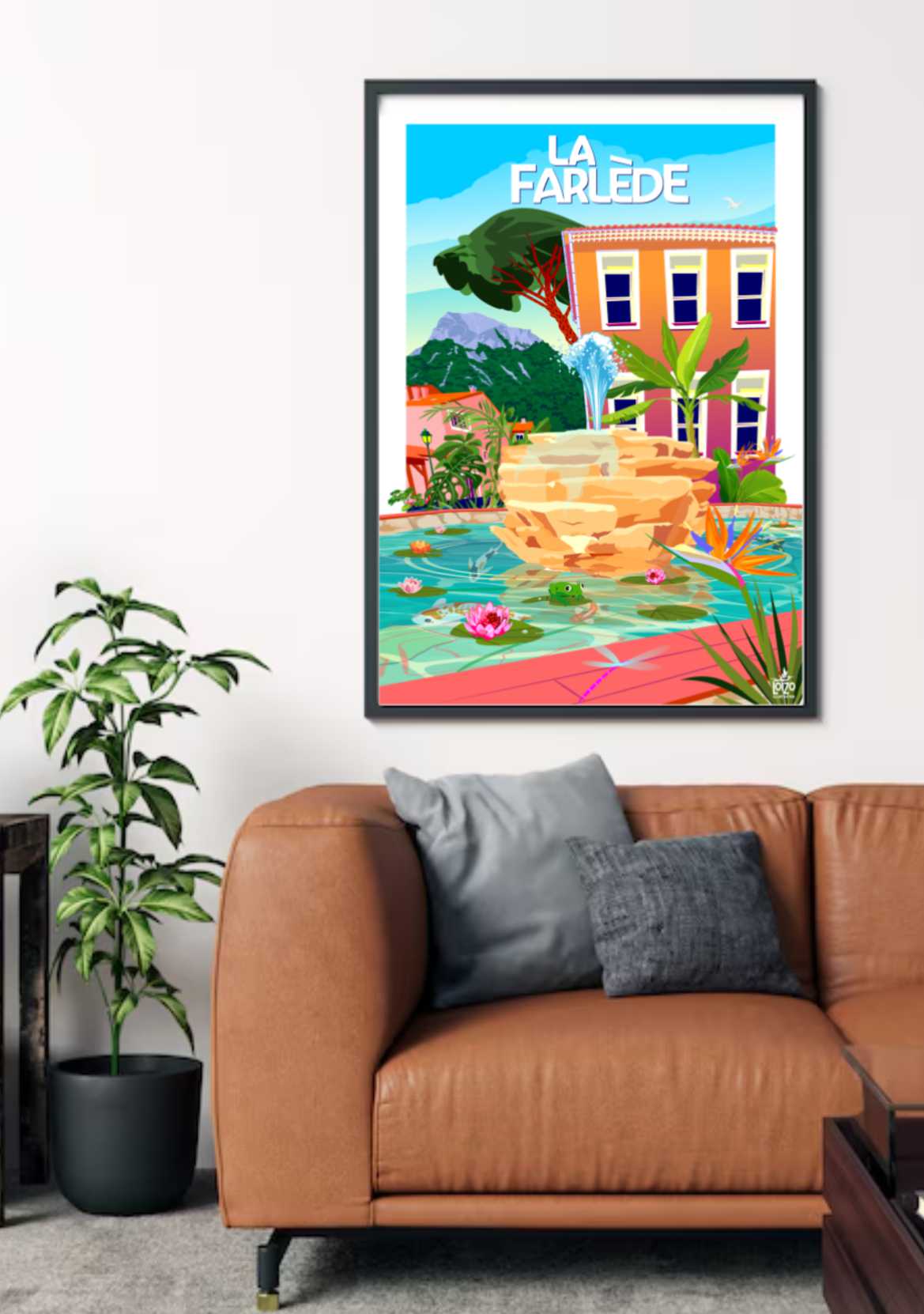 Illustration Jardin Roger Gensollen, La Farlède Mairie - laurent loiseau