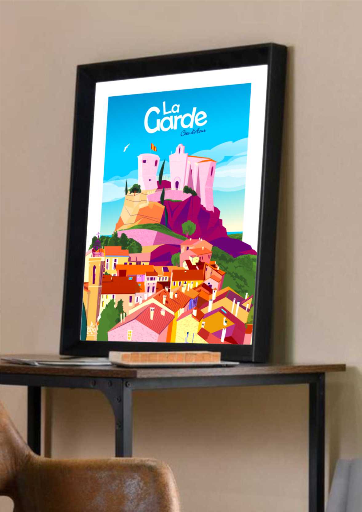 Illustration La Garde par Laurent Loiseau - Art Original en Papier Lithographique 270g - laurent loiseau