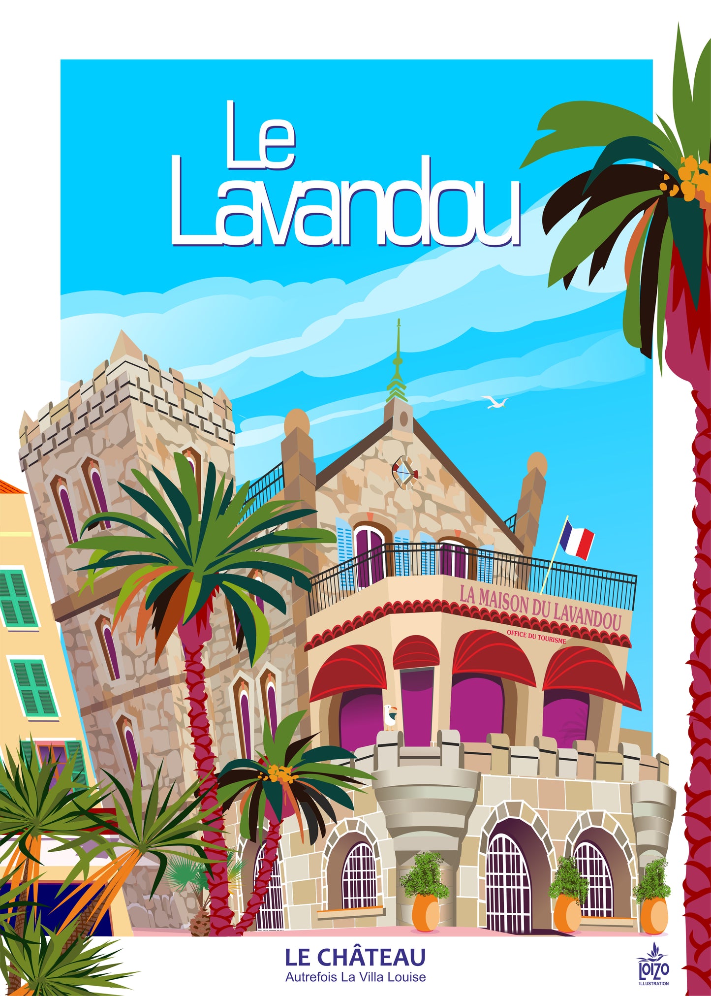 Le Lavandou " Le château ou Villa Louise"