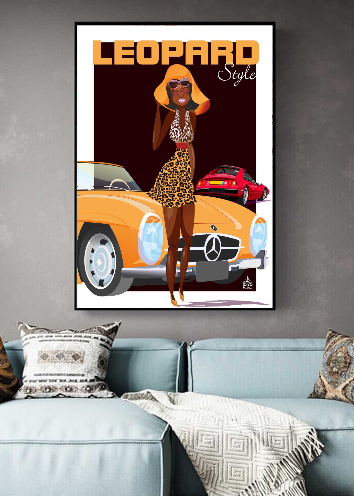LEOPARD STYLE "PIN'UP"