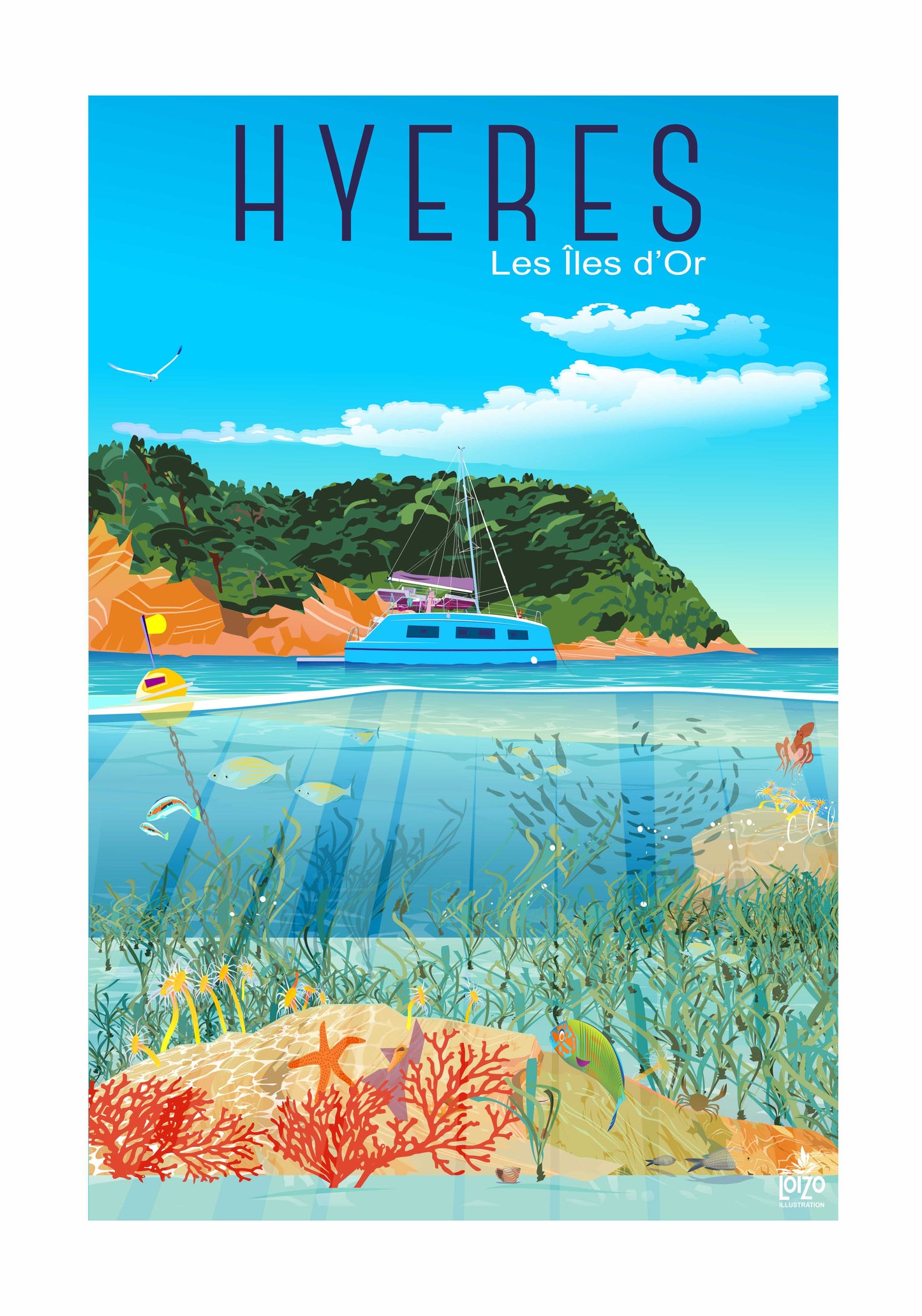 Illustration Hyères les îles d'or
