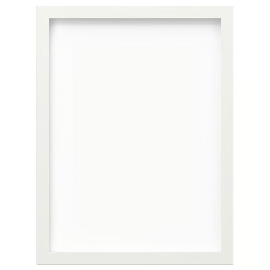Cadre Blanc 30x21cm en MDF avec Verre Float - Style Élégant et Durable - laurent loiseau