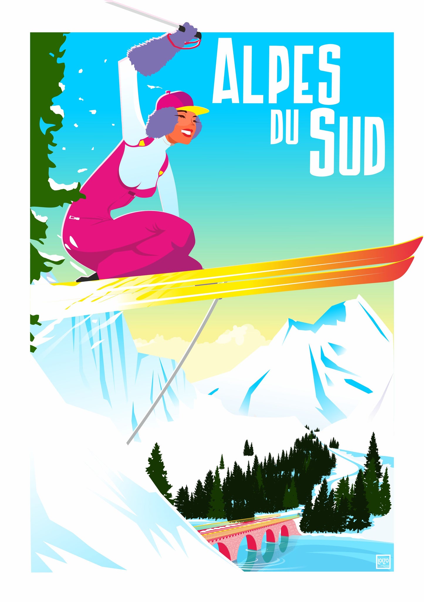 SKI "LE SAUT" Southern Alps
