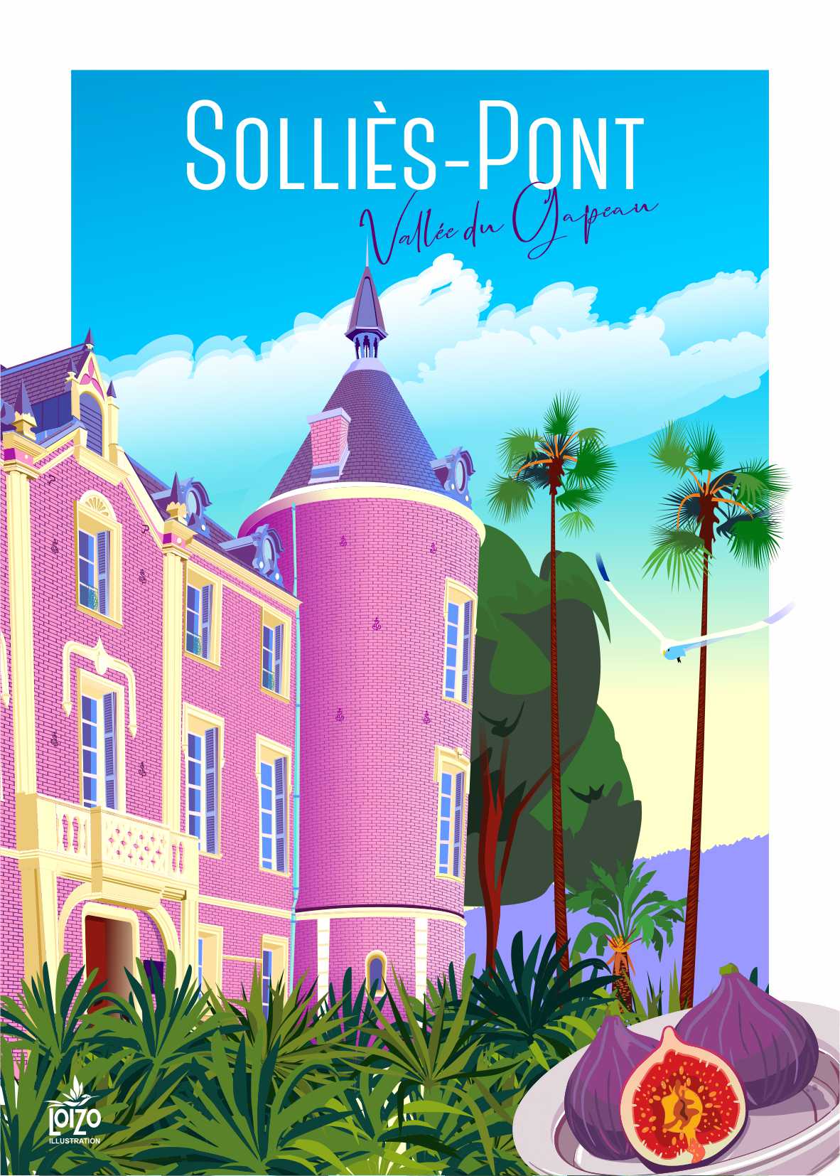 Illustration Solliès-Pont "Figs"