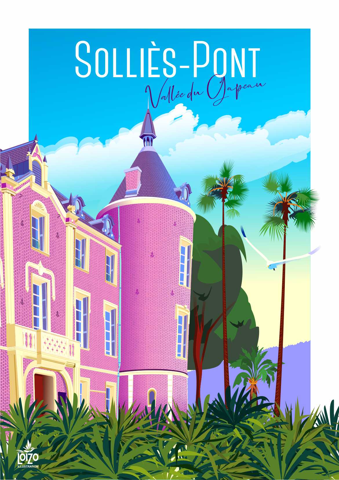 Original illustration Solliès-Pont