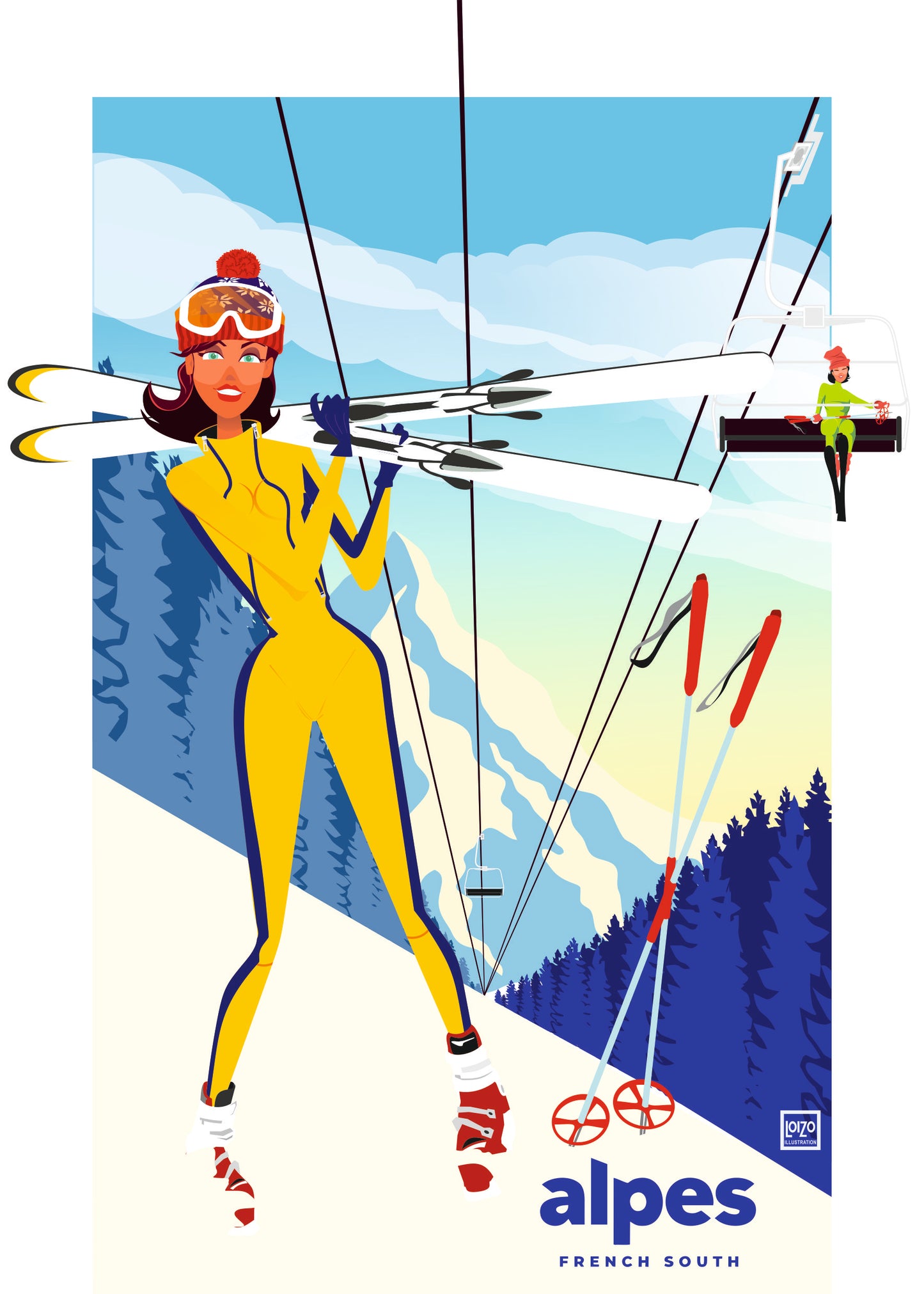 Sortie à Ski "Pin up"