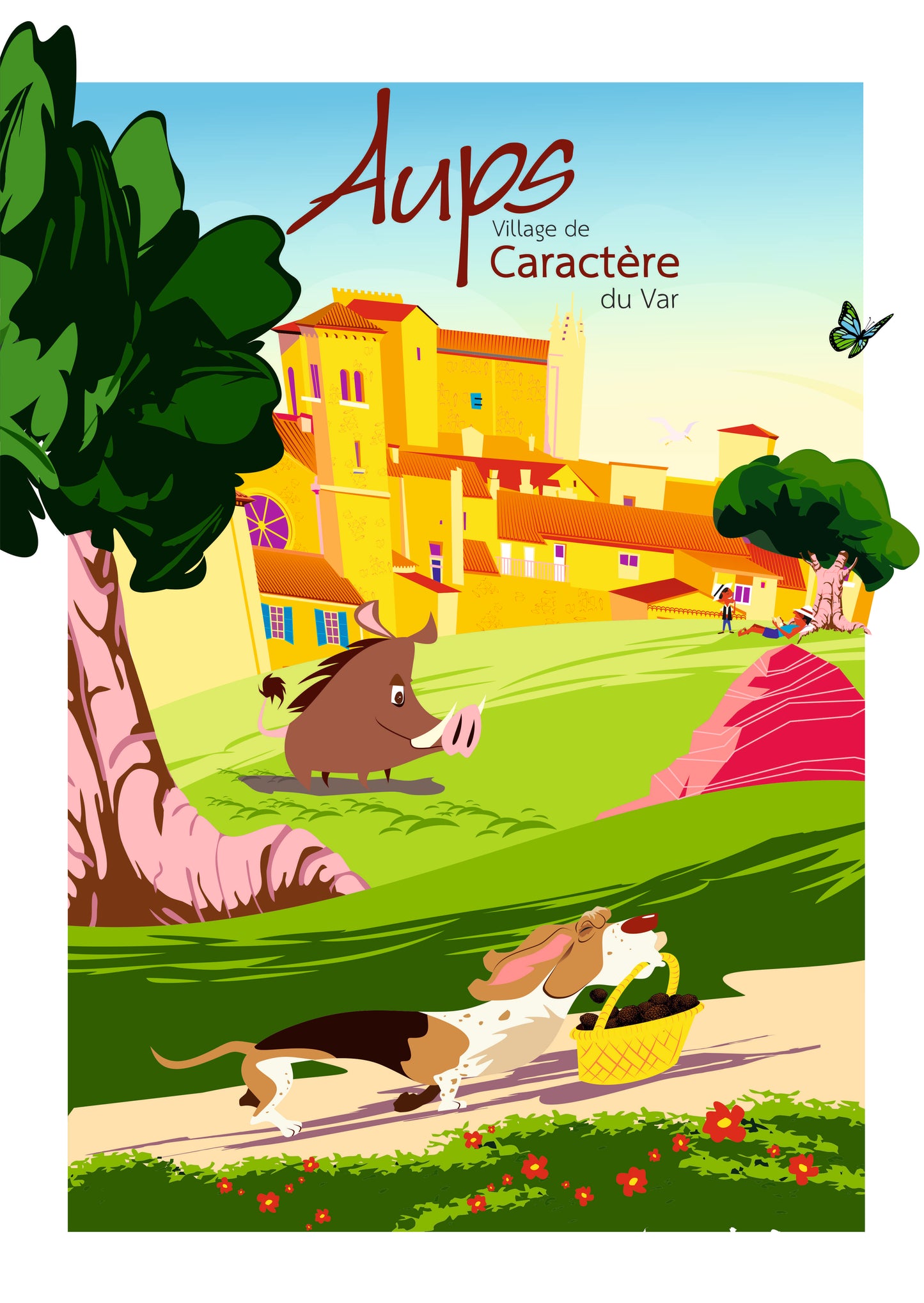 Aups "Village du Var de caractère"
