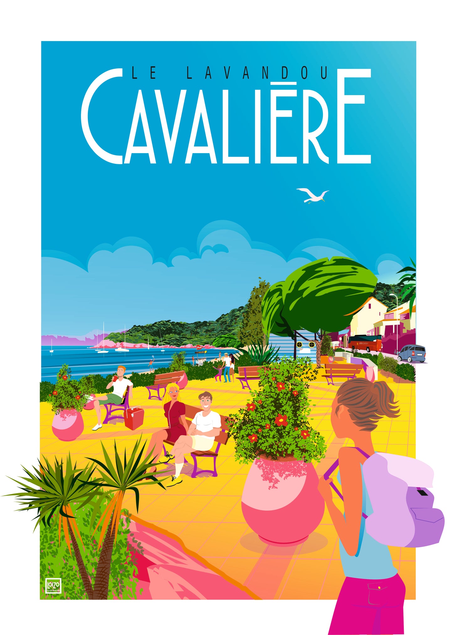 Cavalière "Commune du Lavandou "