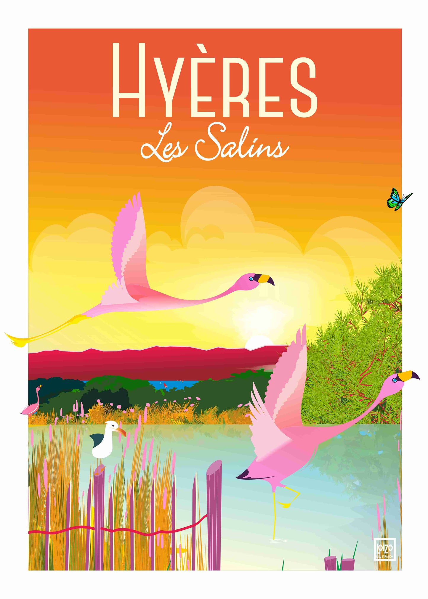 Salins d'Hyères Flamants