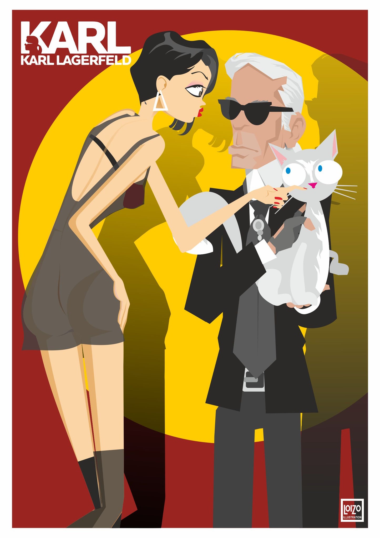 KARL Lagerfeld a great fashion designer