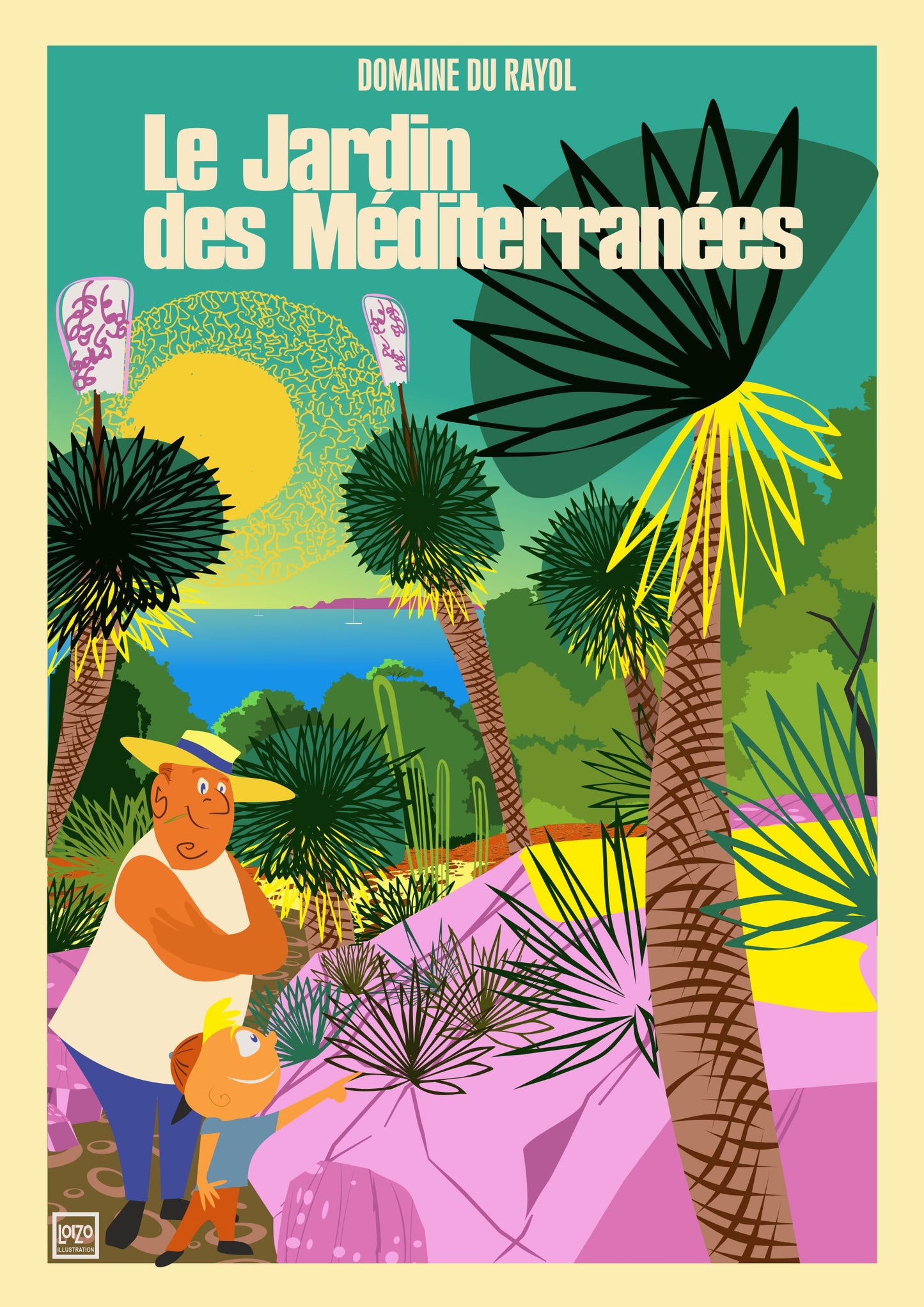 Le Rayol commune de st tropez (Le Jardin des Méditerranées)