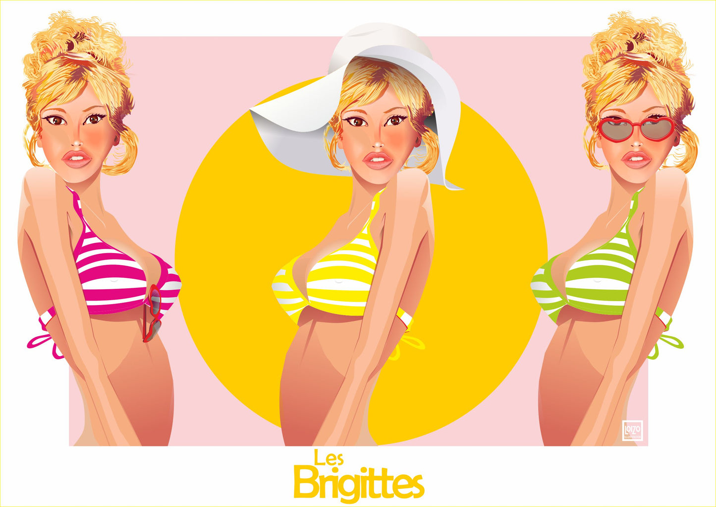 Pin up Les trois Brigittes