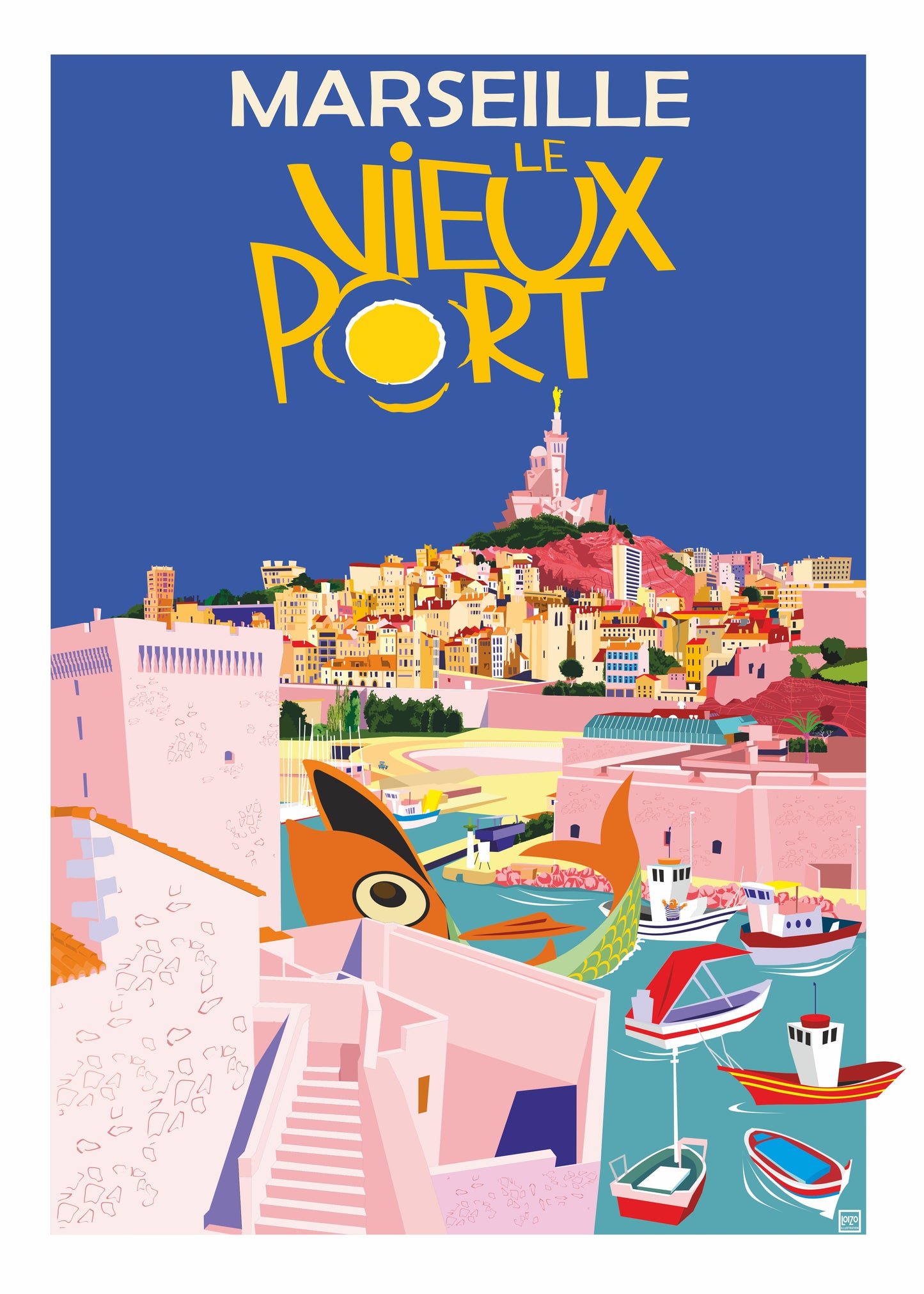 Marseille "LA SARDINE" le Vieux Port