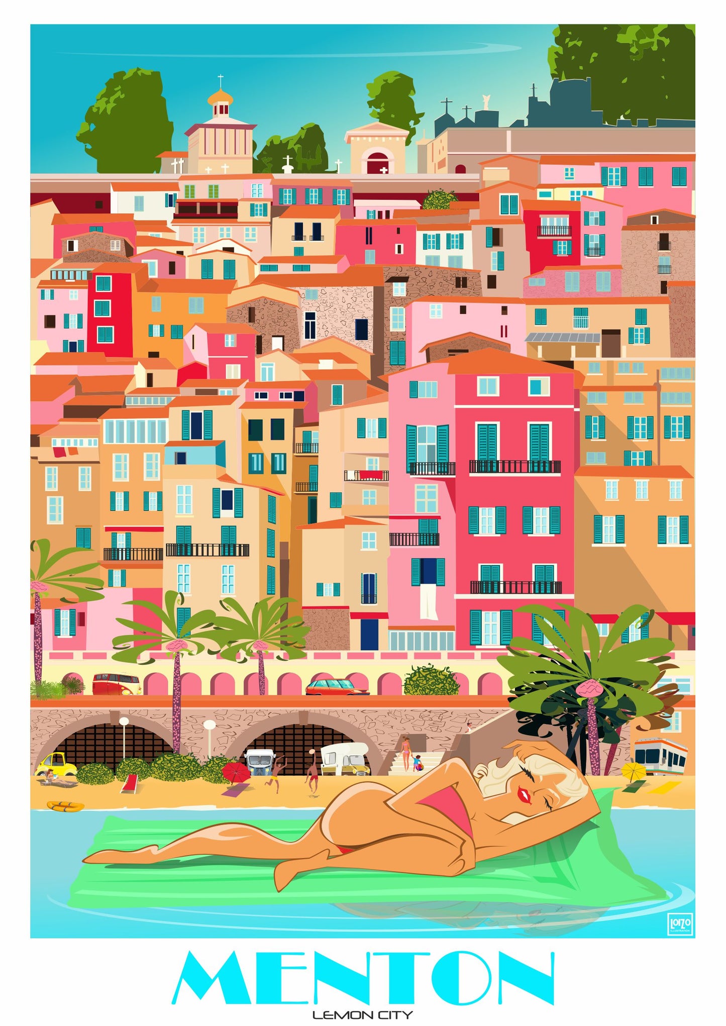 Menton Pin up "ville du citron"