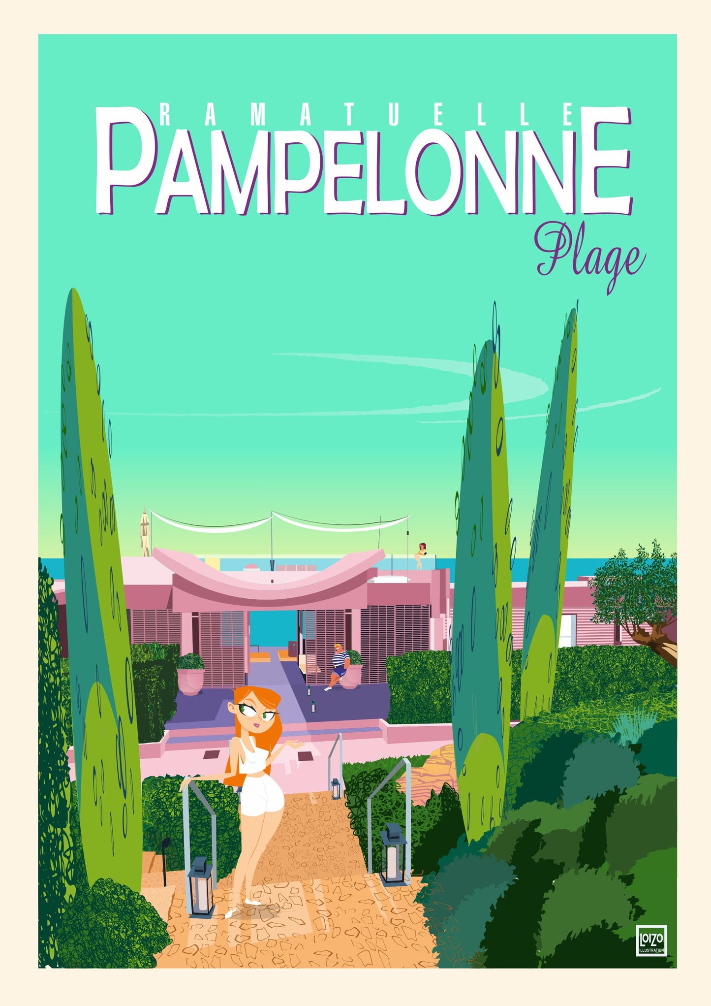 PAMPELONNE "Plage de Ramatuelle"