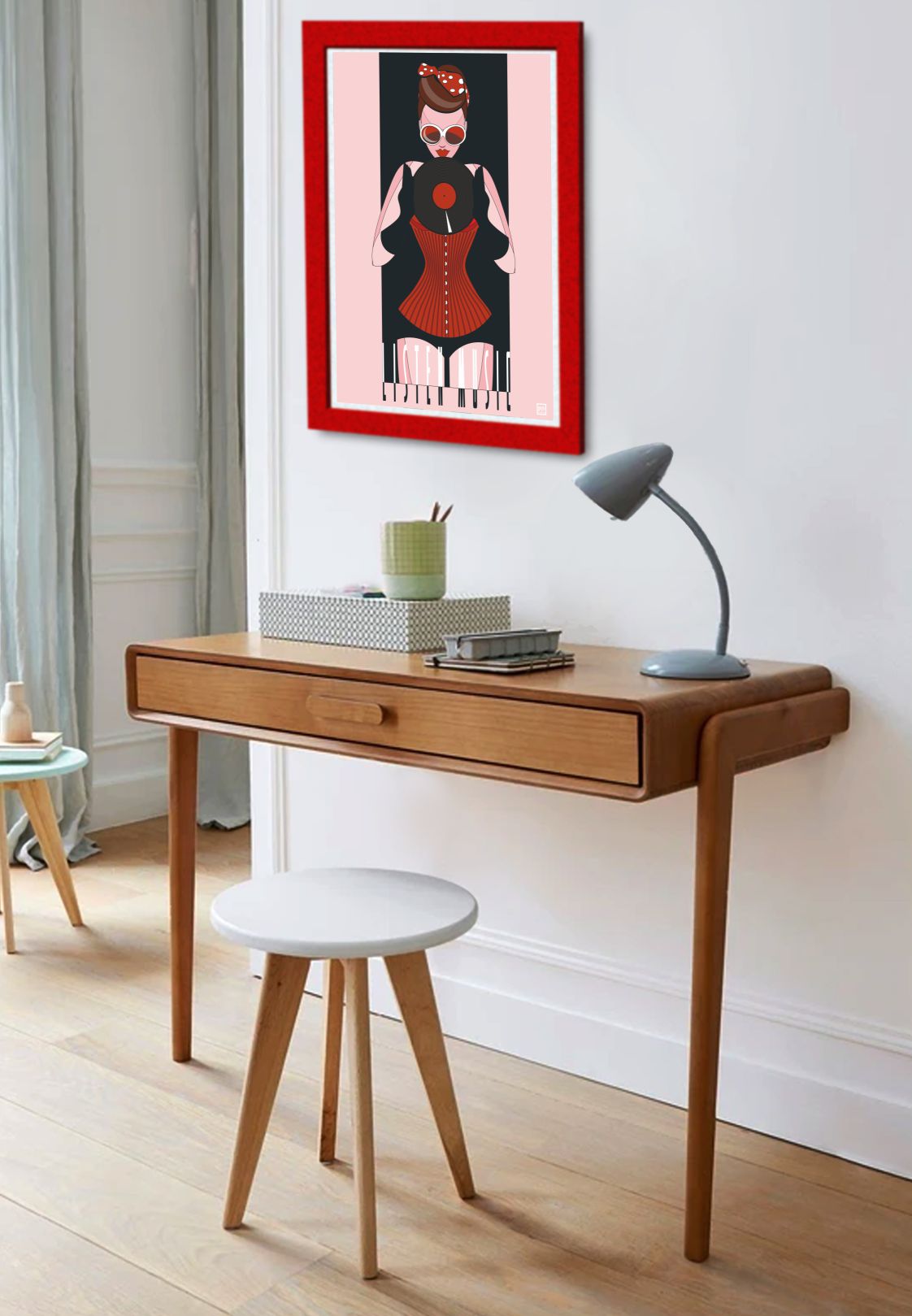 Pin-up "LISTEN MUSIC"
