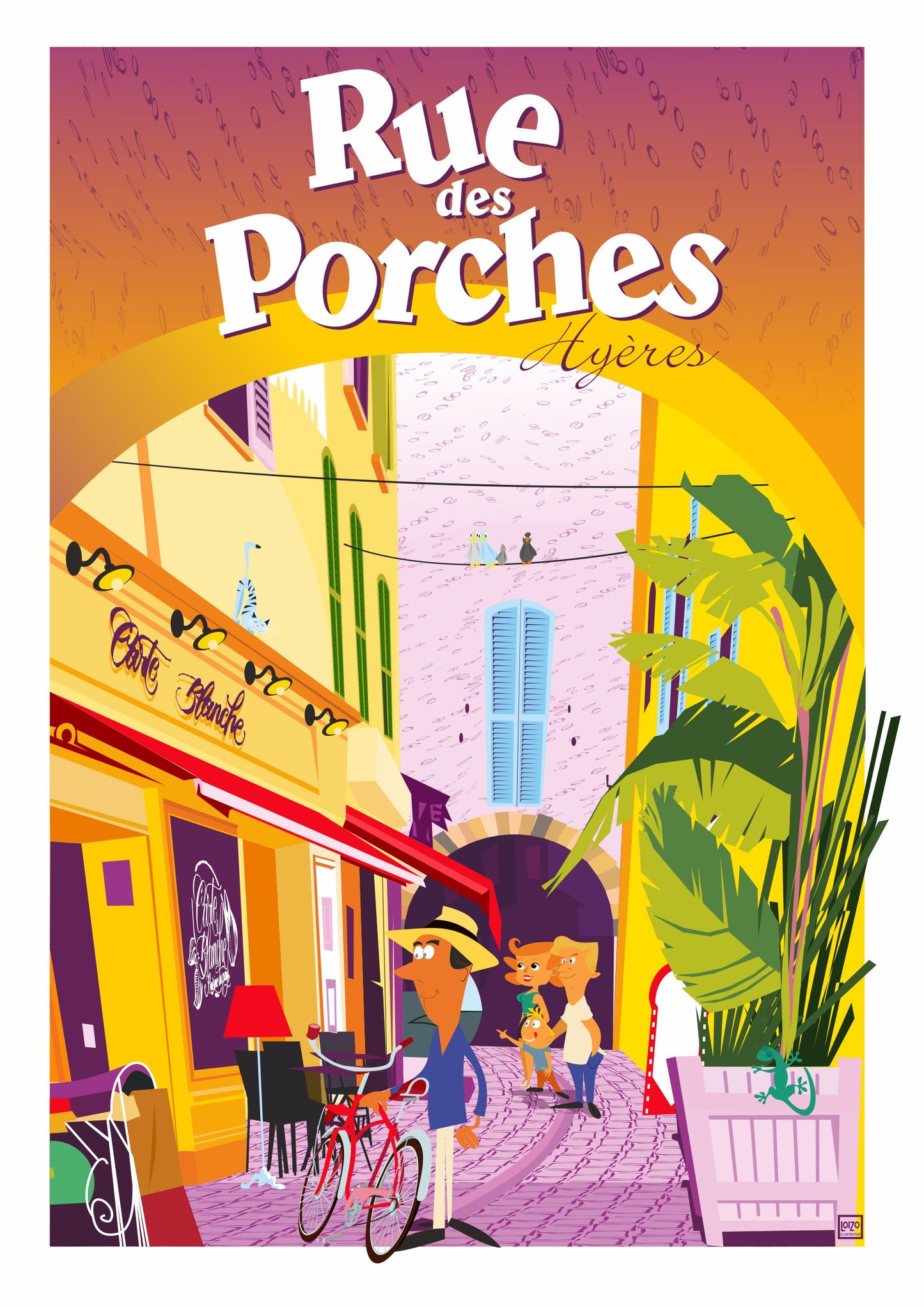 Hyères Rue des porches