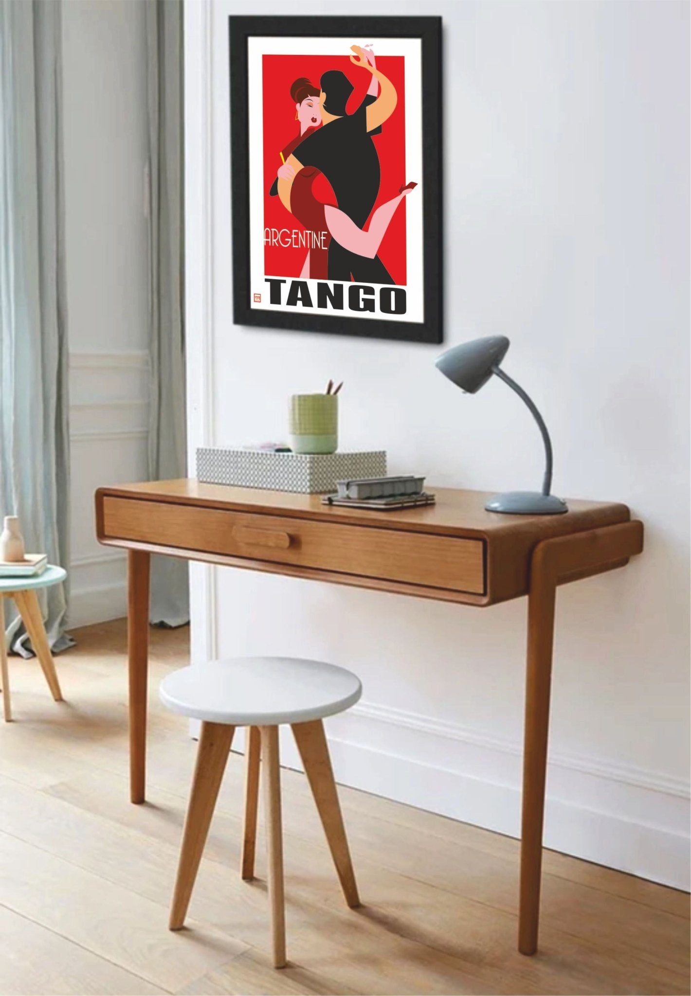 Illustration Tango Argentin Originale Par Laurent Loiseau - Papier Lithographique 270g Signée - laurent loiseau
