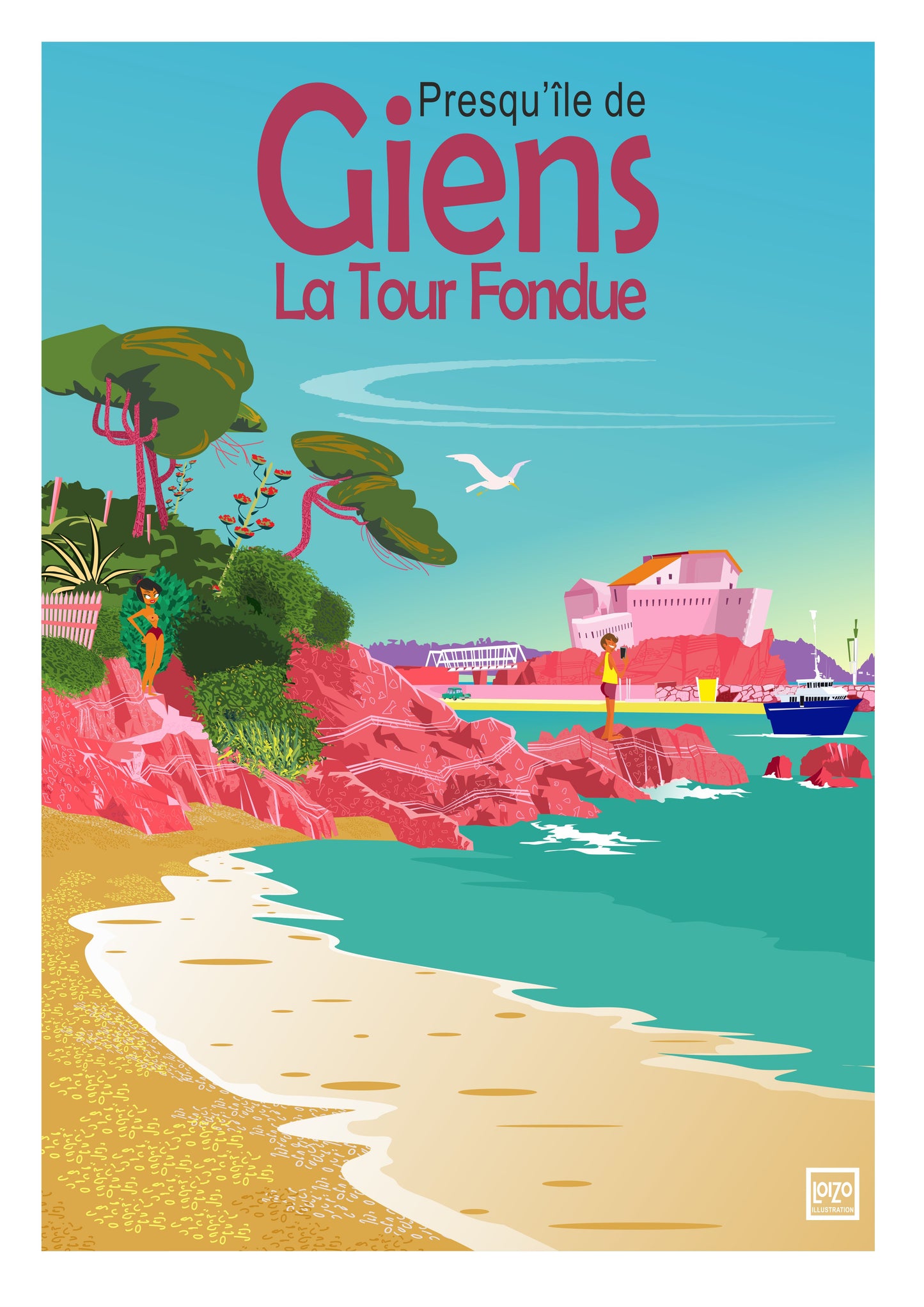 Hyères Presqu’île de Giens "la tour Fondue"