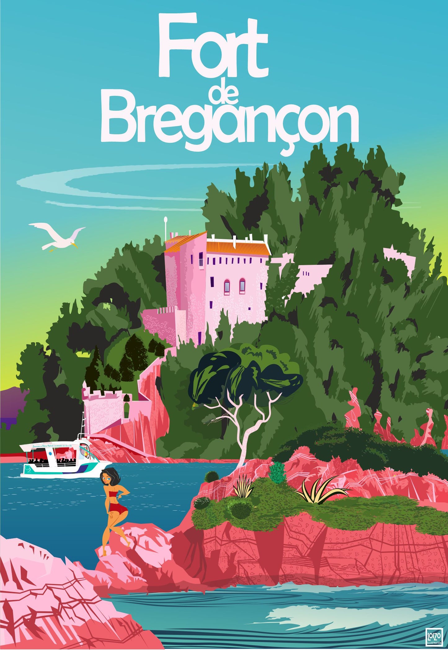Bormes les Mimosas Fort of Brégançon