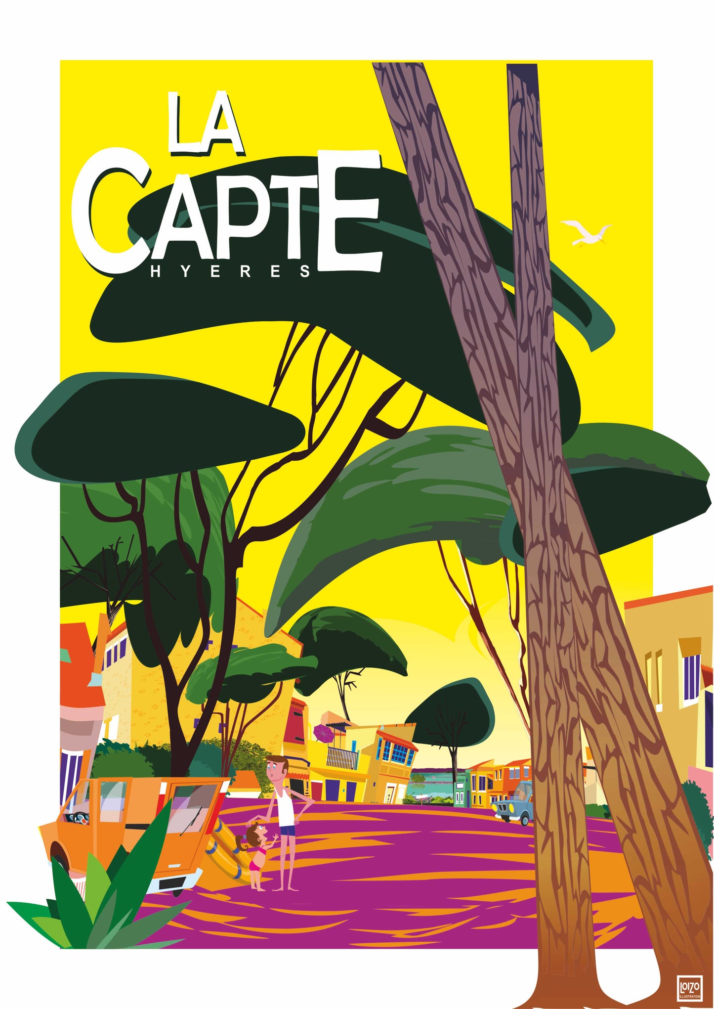 Hyères La Capte Pinède "Ciel jaune"