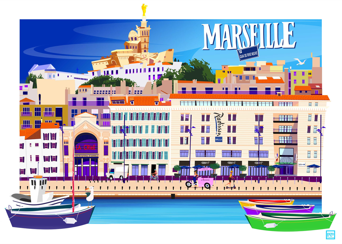 Marseille "Quai de rive Neuve"