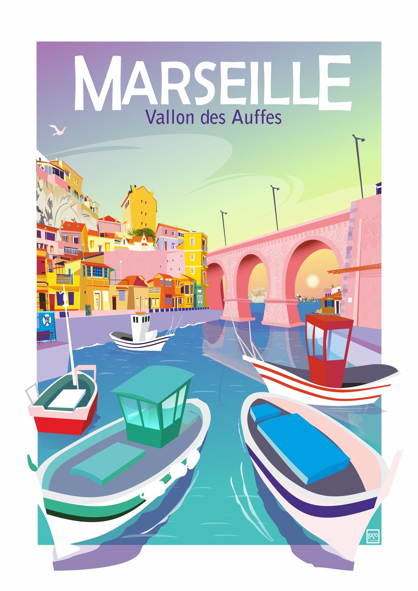 MARSEILLE "Vallon des Auffes"