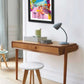 Hyères Almanarre Strand - Französischer Kunstdruck | Originalillustration 270g