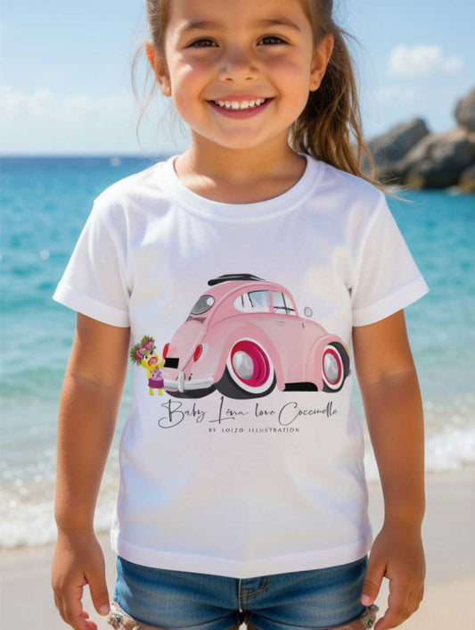 Léna T - SHIRT "Love Coccinelle" - laurent loiseau
