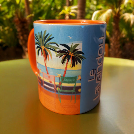MUG LE LAVANDOU PLAGE "LES CHAISES"