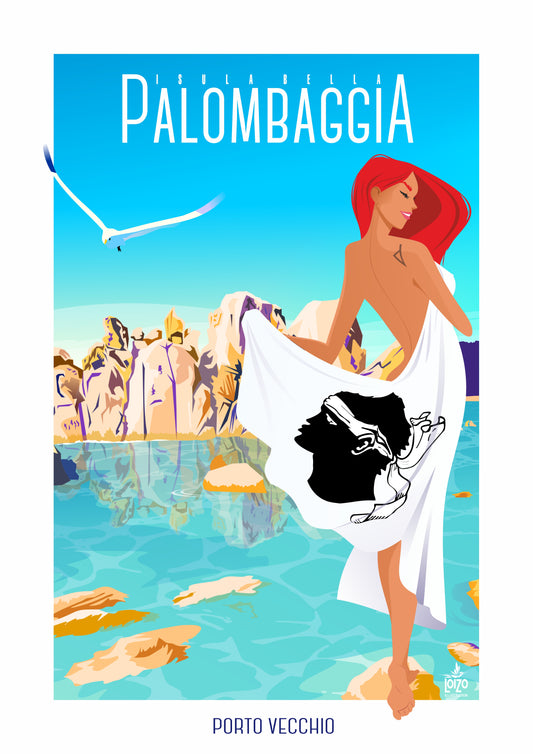 Corse Pin-up "Isula Bella PALOMBAGGIA Porto-Vecchio "