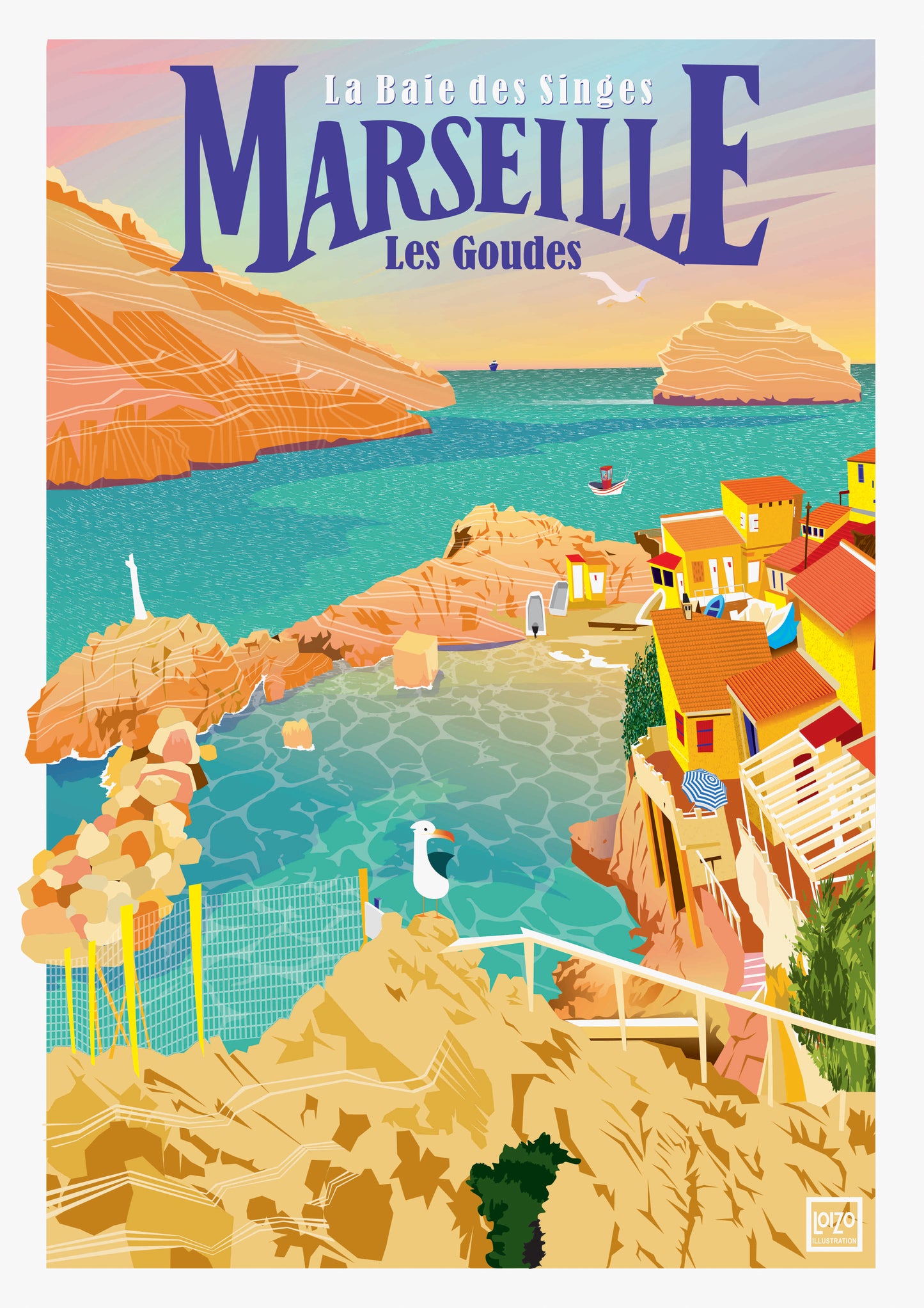 Marseille "Les Goudes" La baie des Singes