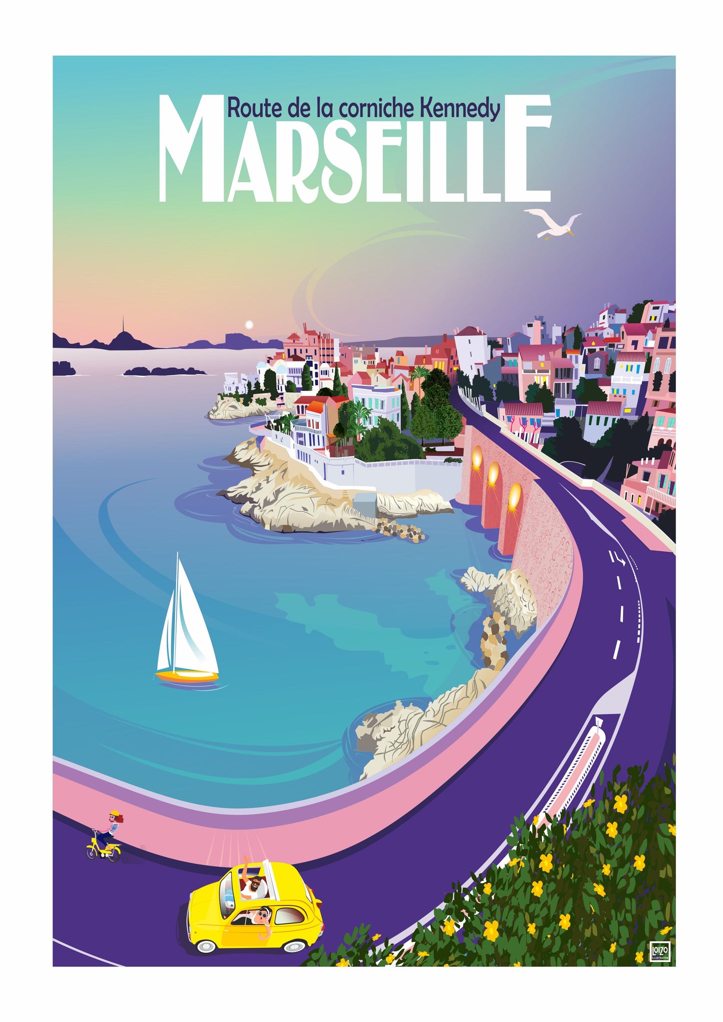 MARSEILLE Route de la Corniche Kennedy – laurent loiseau